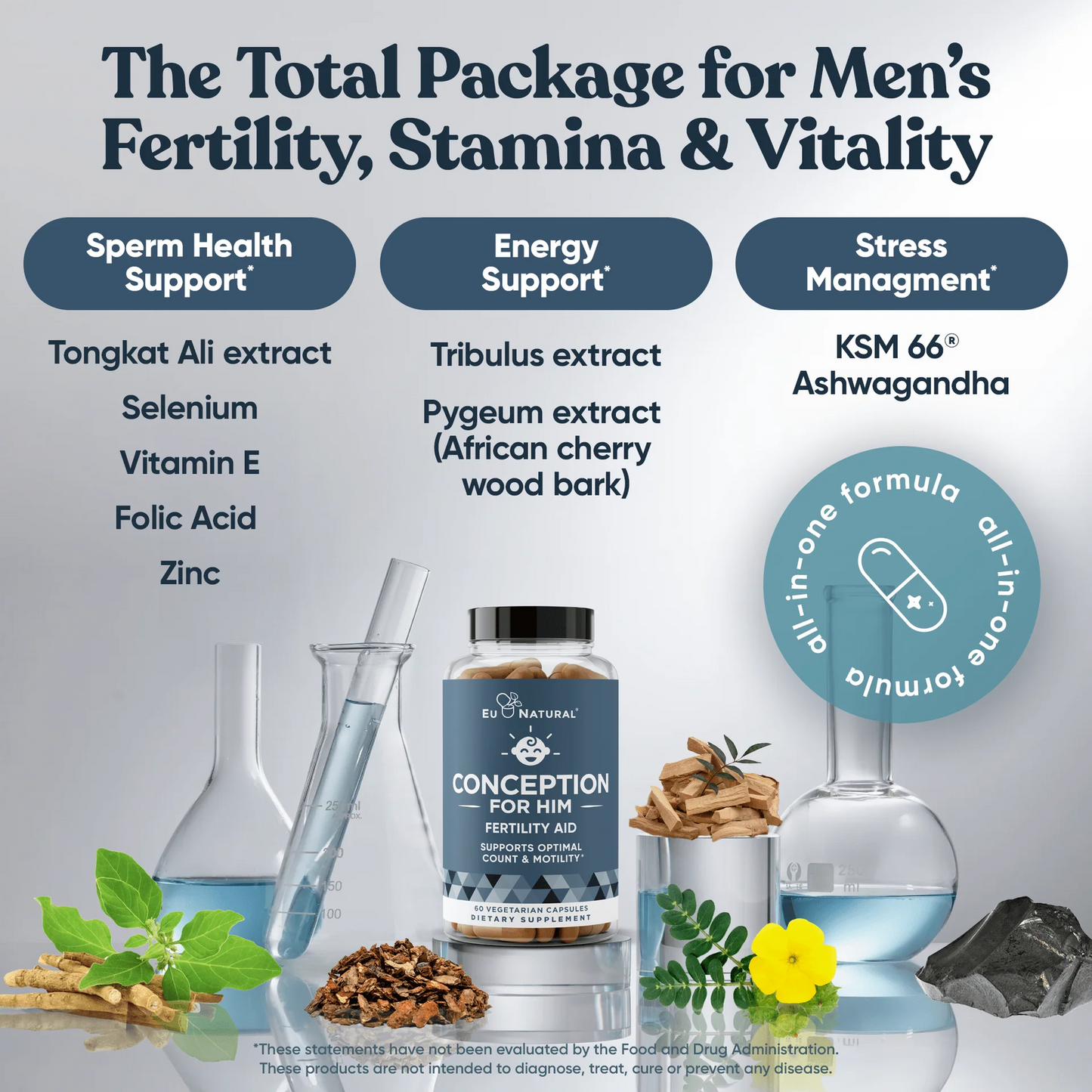 CONCEPTION FOR HIM Fertility Aid & Multi