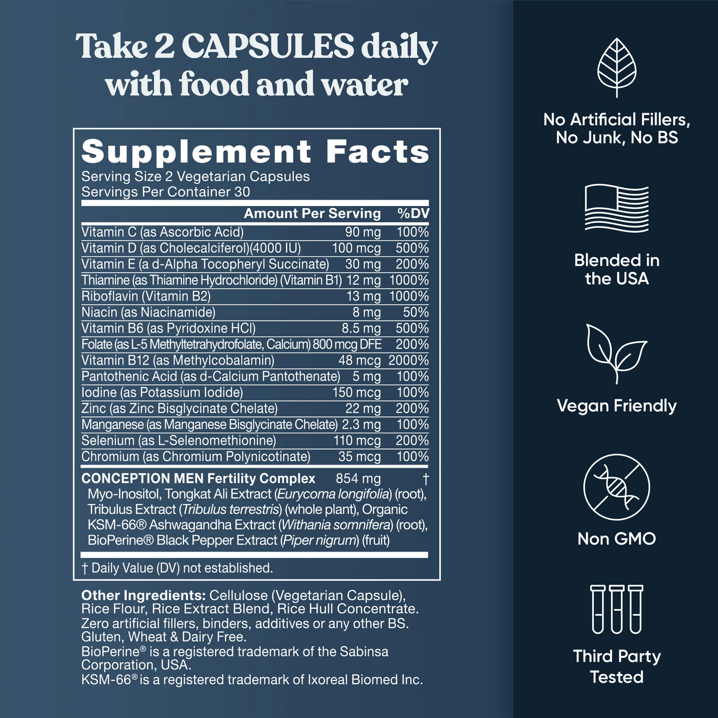 CONCEPTION FOR HIM Fertility Aid & Multi