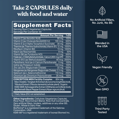 CONCEPTION FOR HIM Fertility Aid & Multi